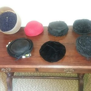 Various antique hats